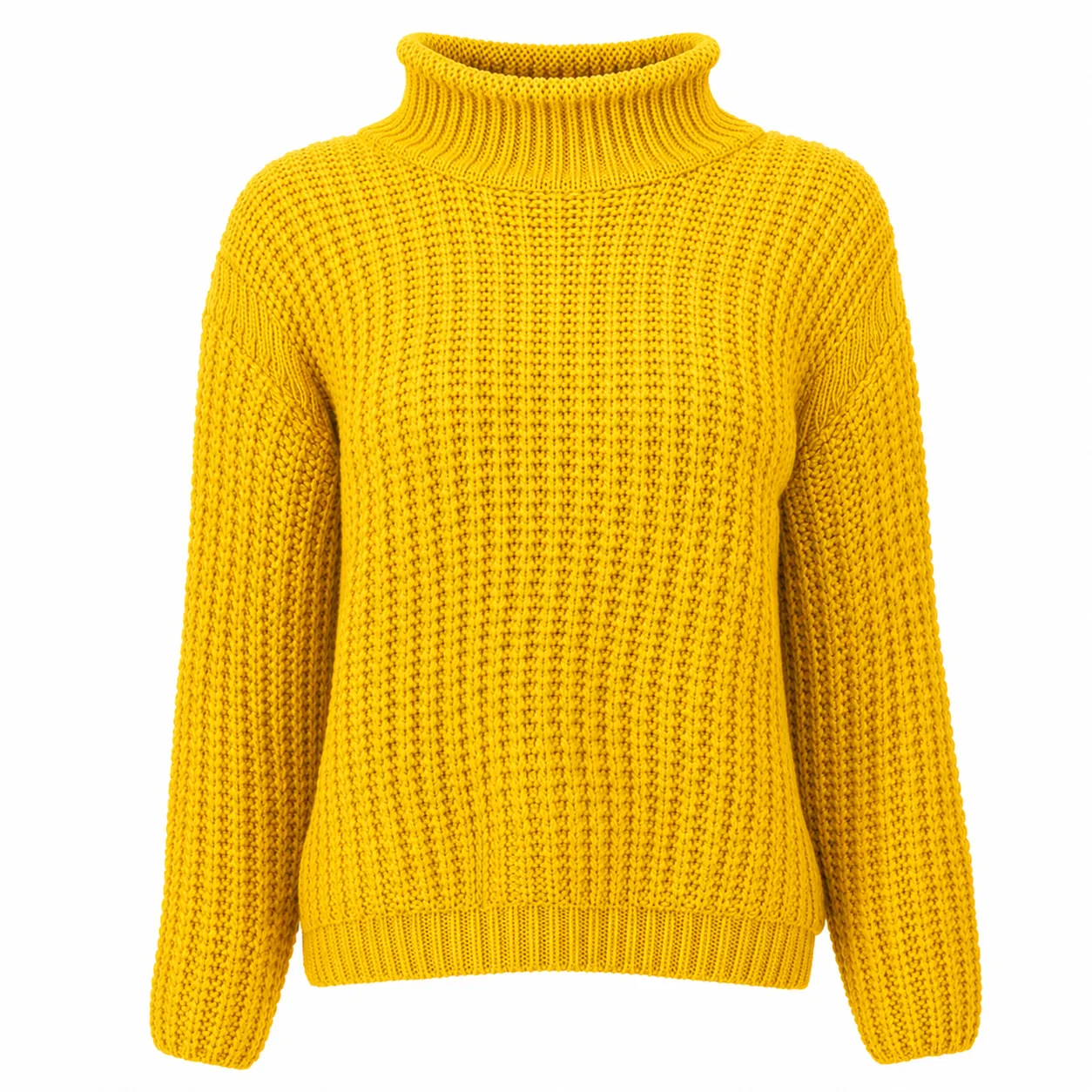 Chunky knit turtleneck sweater