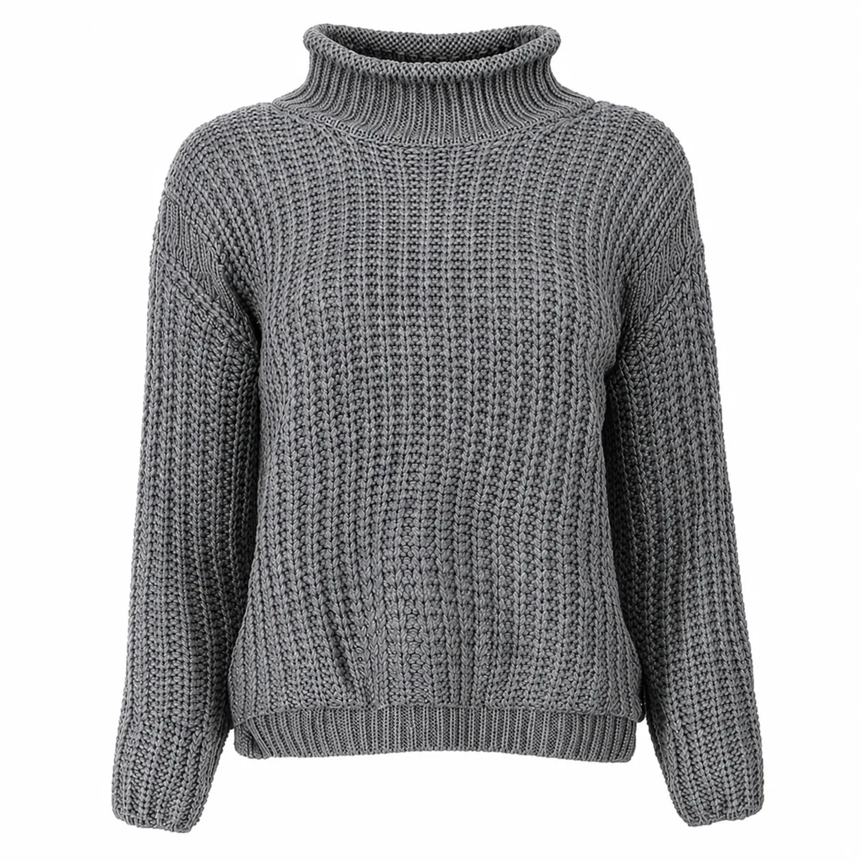 Chunky knit turtleneck sweater