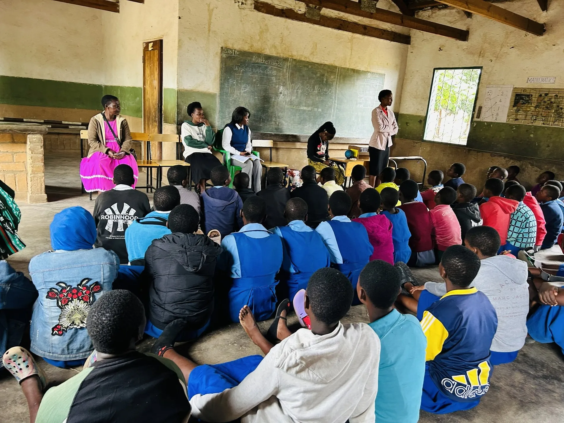 Girls Mentorship and Sanitary Pad Distribution at Chiuzimbi Primary School