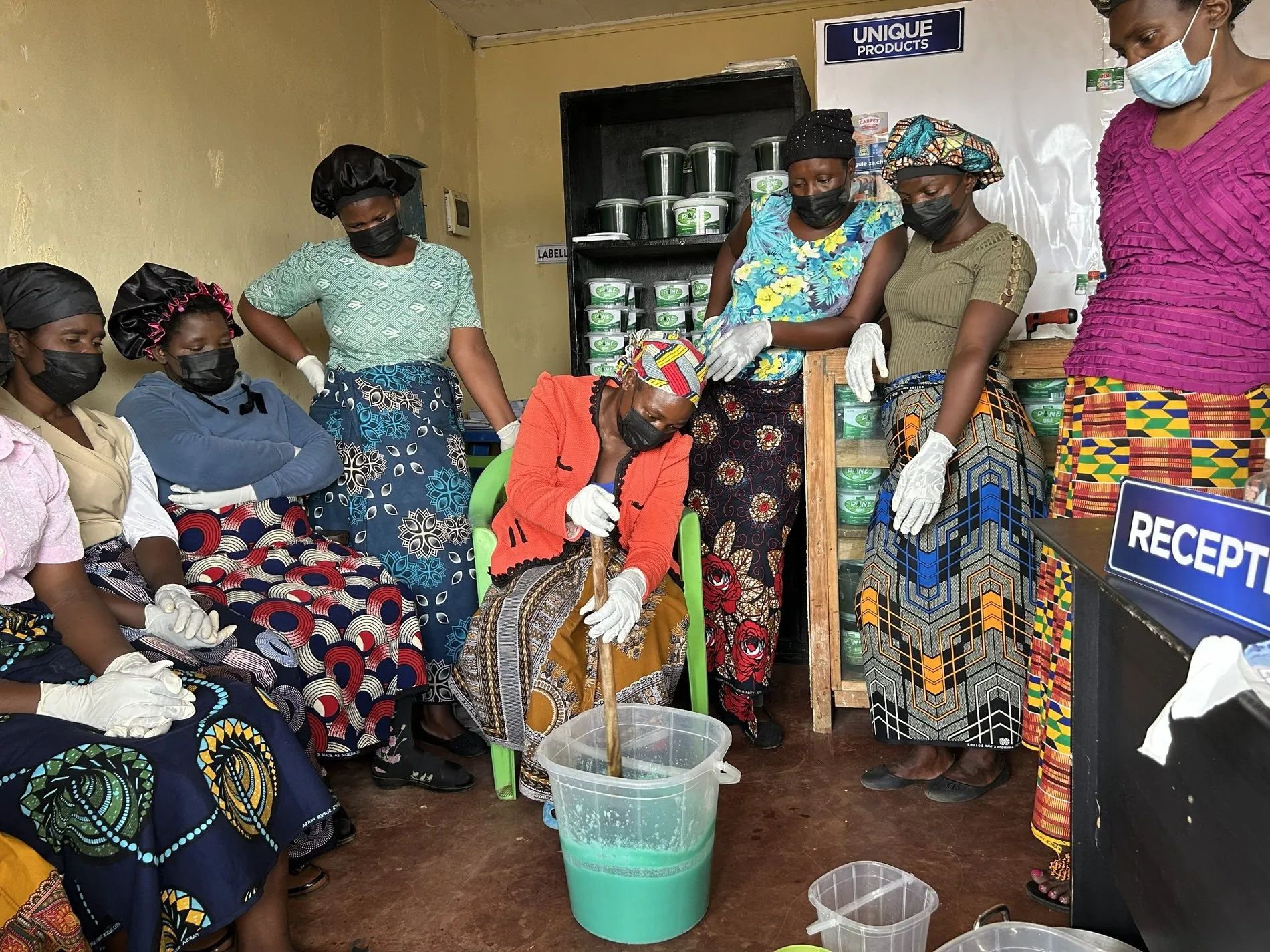 Women Learn Soap Making for Skills and Income Generation Women Learn Soap Making for Skills and Income Generation